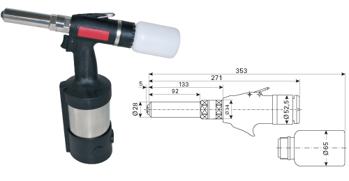 77882 - Tekno Parts - Abschleppstangen schwarz 2 Stück - Universal 